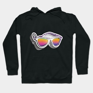 Colorful Retro Sunglasses Design No. 895 Hoodie